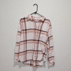 Sonoma Goods For Life Shirt Womens Size M/Tall Long Sleeve Button Up